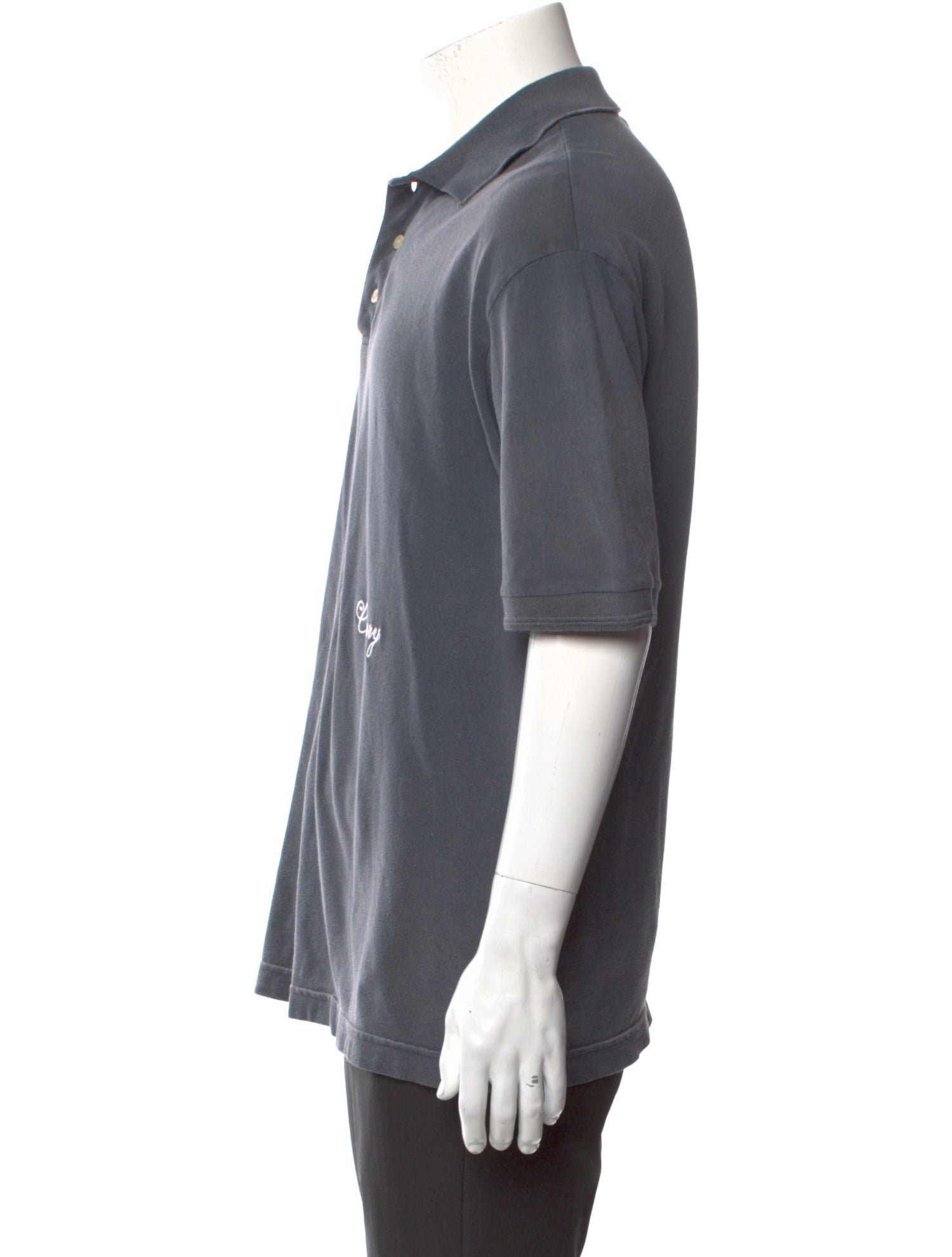Cherry Los Angeles Collar Short Sleeve Polo Shirt