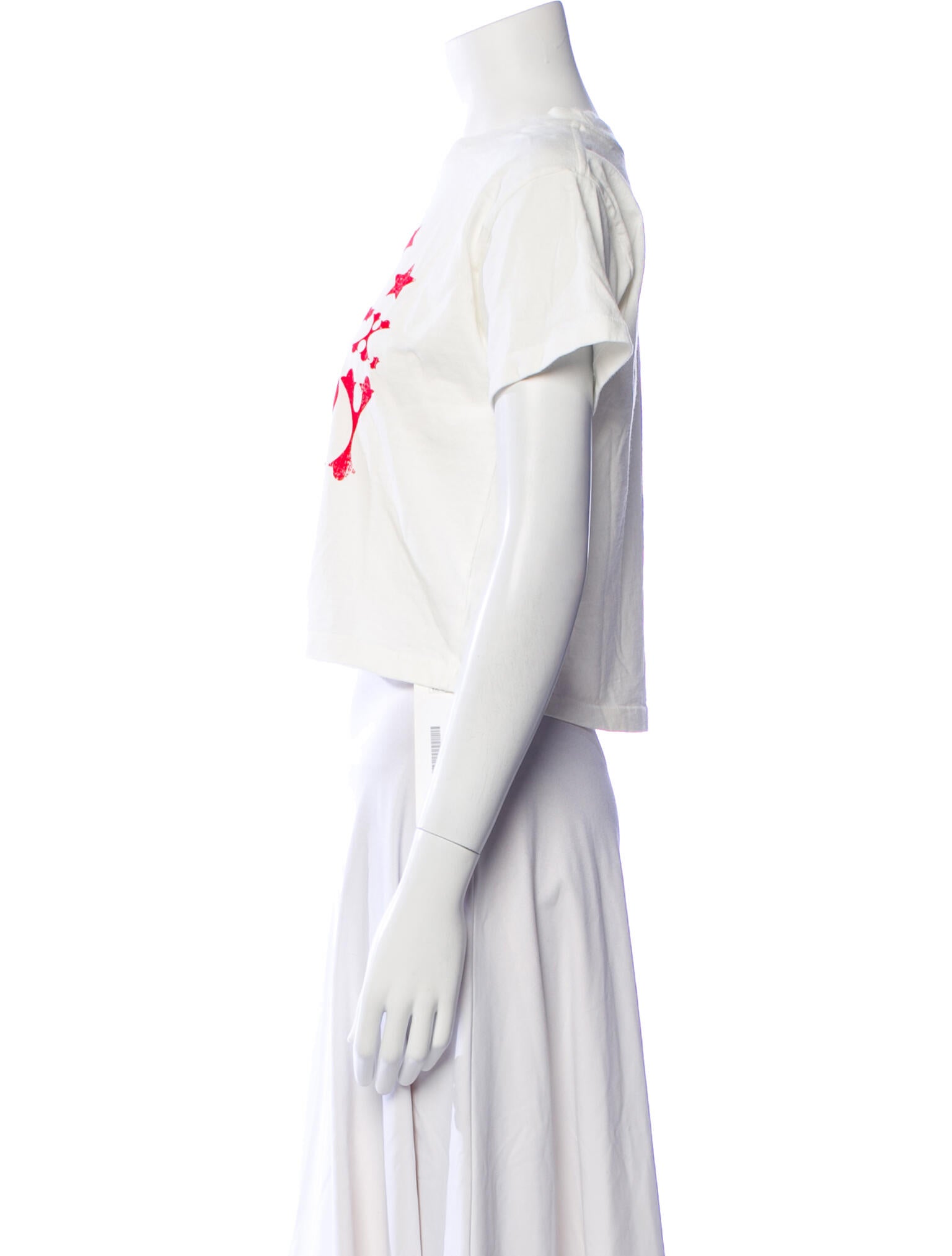 Cherry Los Angeles Graphic Print Crew Neck T-Shirt