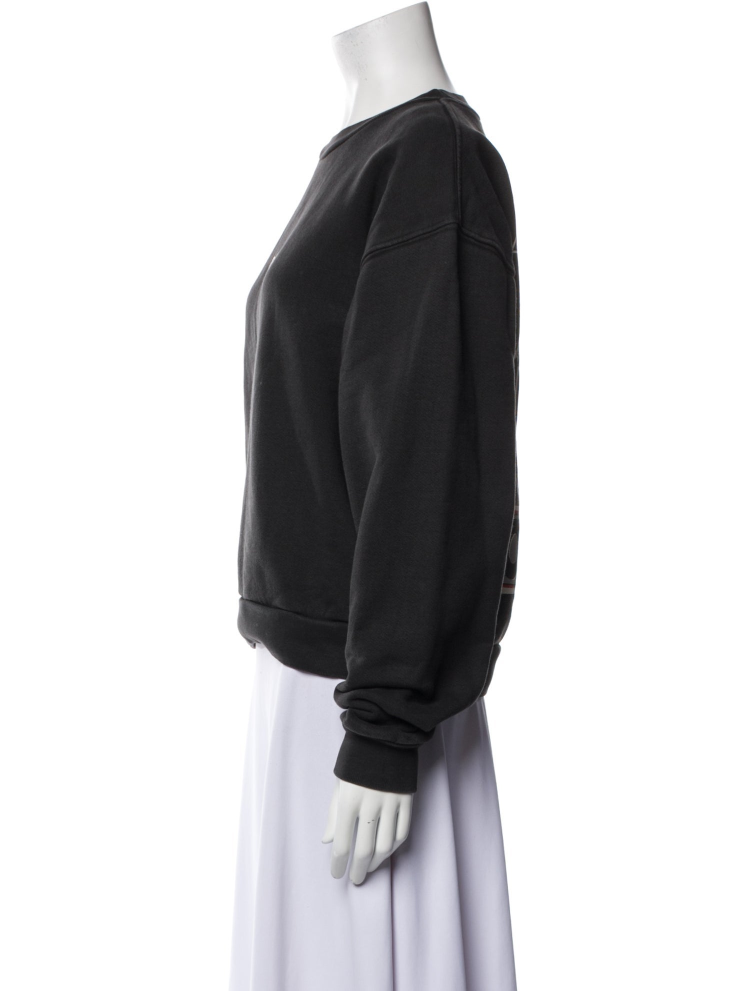 Cherry Los Angeles Graphic Print Crew Neck Sweatshirt