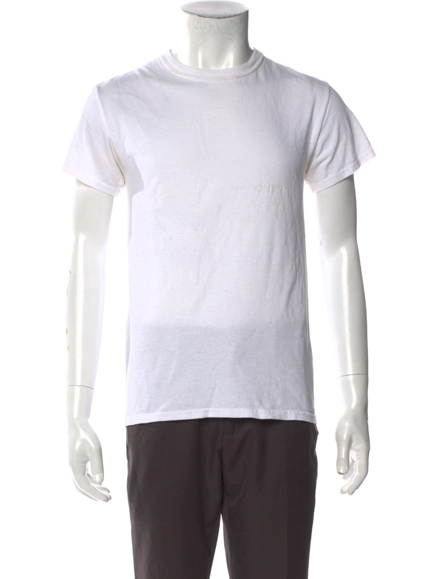 Cherry Los Angeles Crew Neck Short Sleeve T-Shirt
