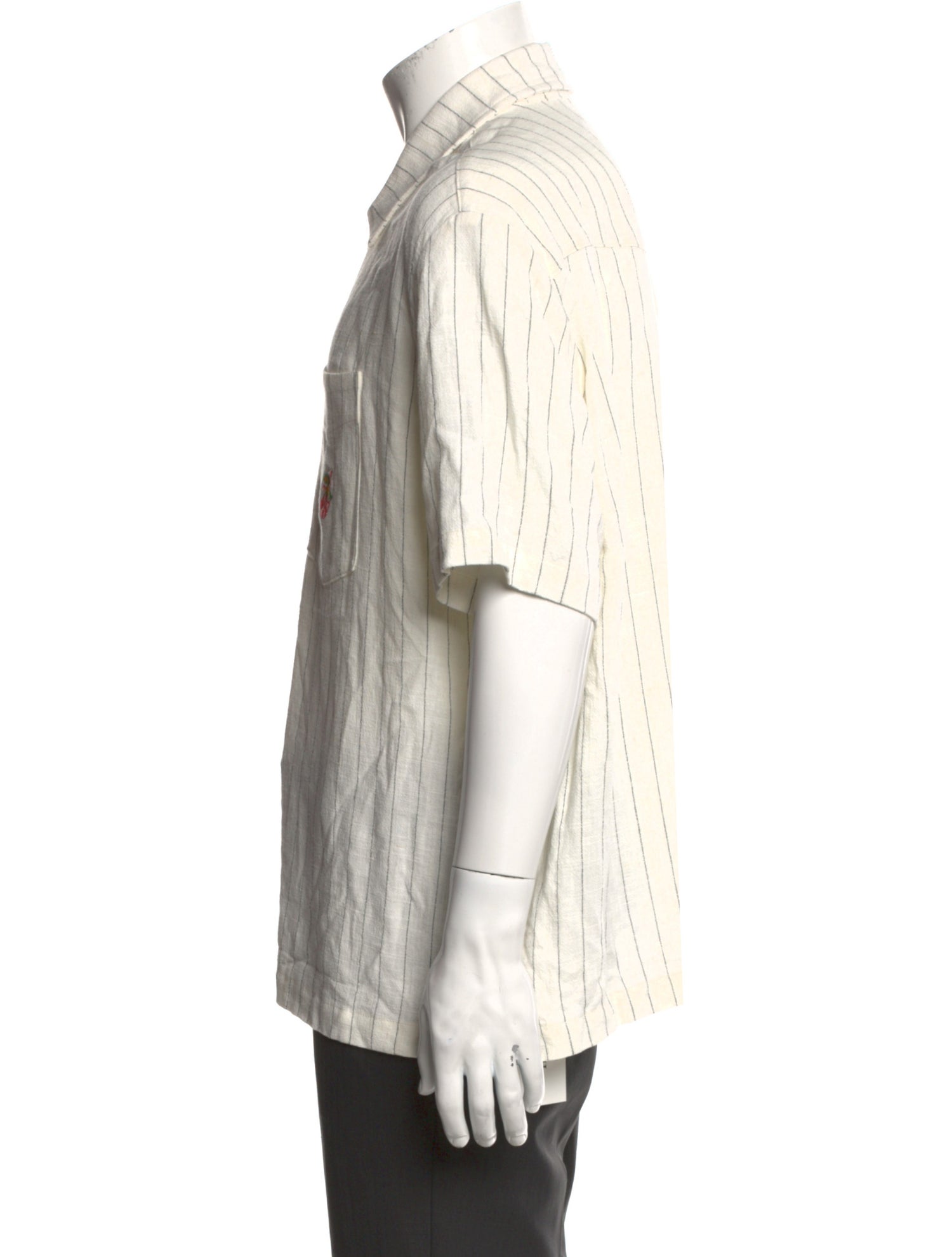 Cherry Los Angeles Linen Striped Shirt