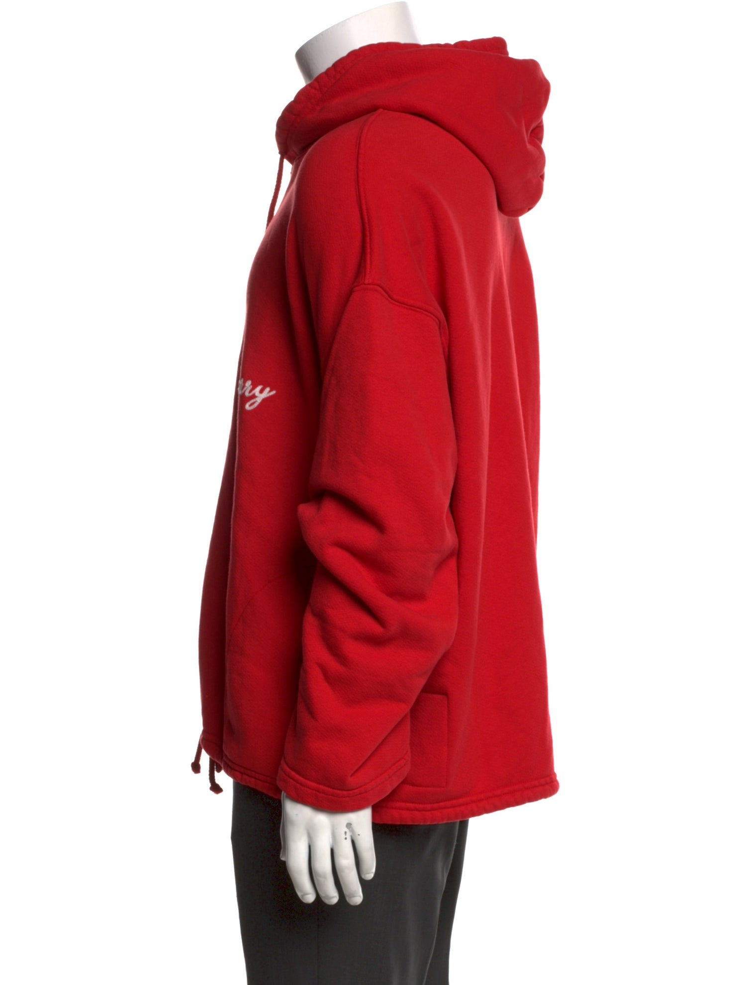 Cherry Los Angeles Graphic Print Crew Neck Hoodie