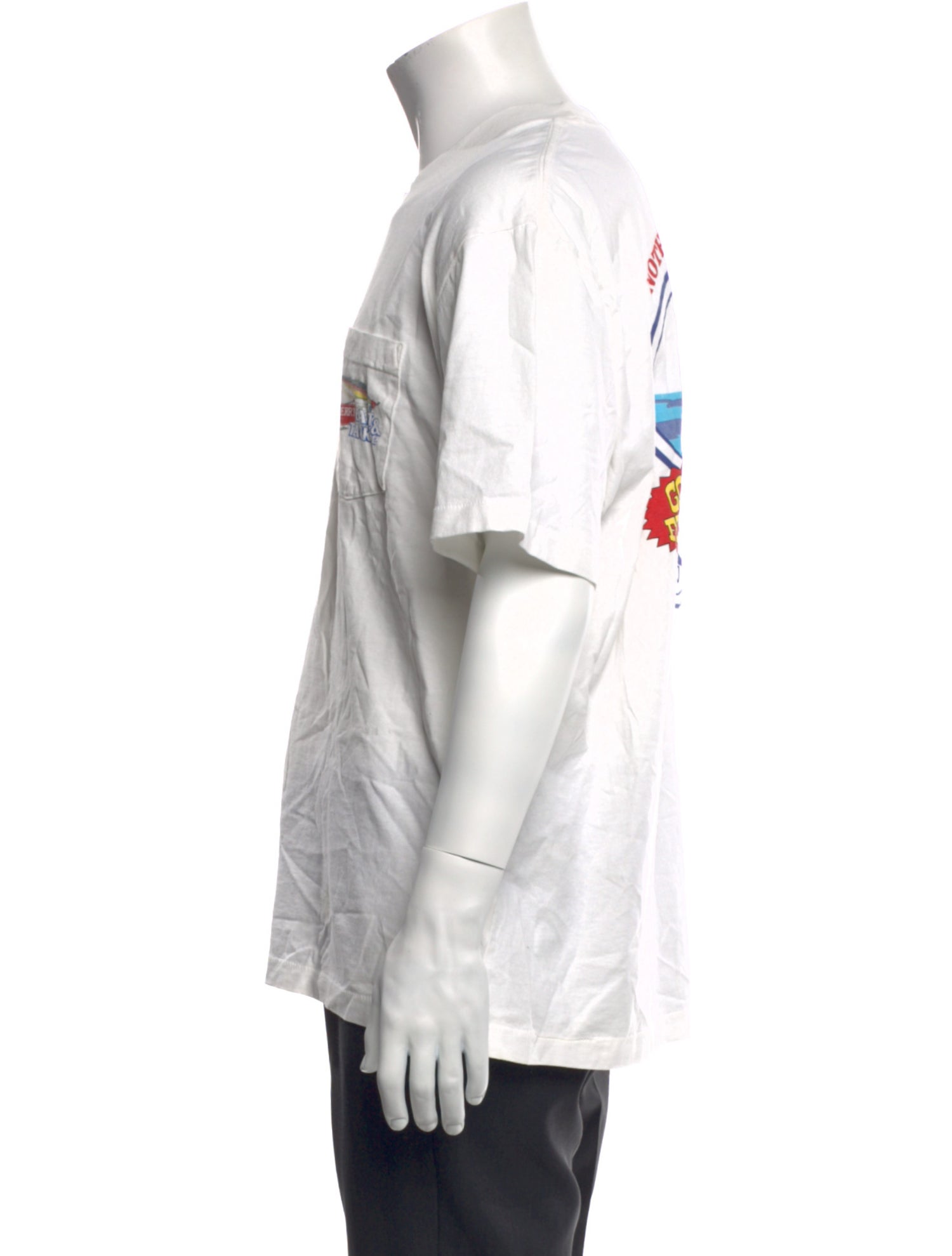 Cherry Los Angeles Graphic Print Crew Neck T-Shirt