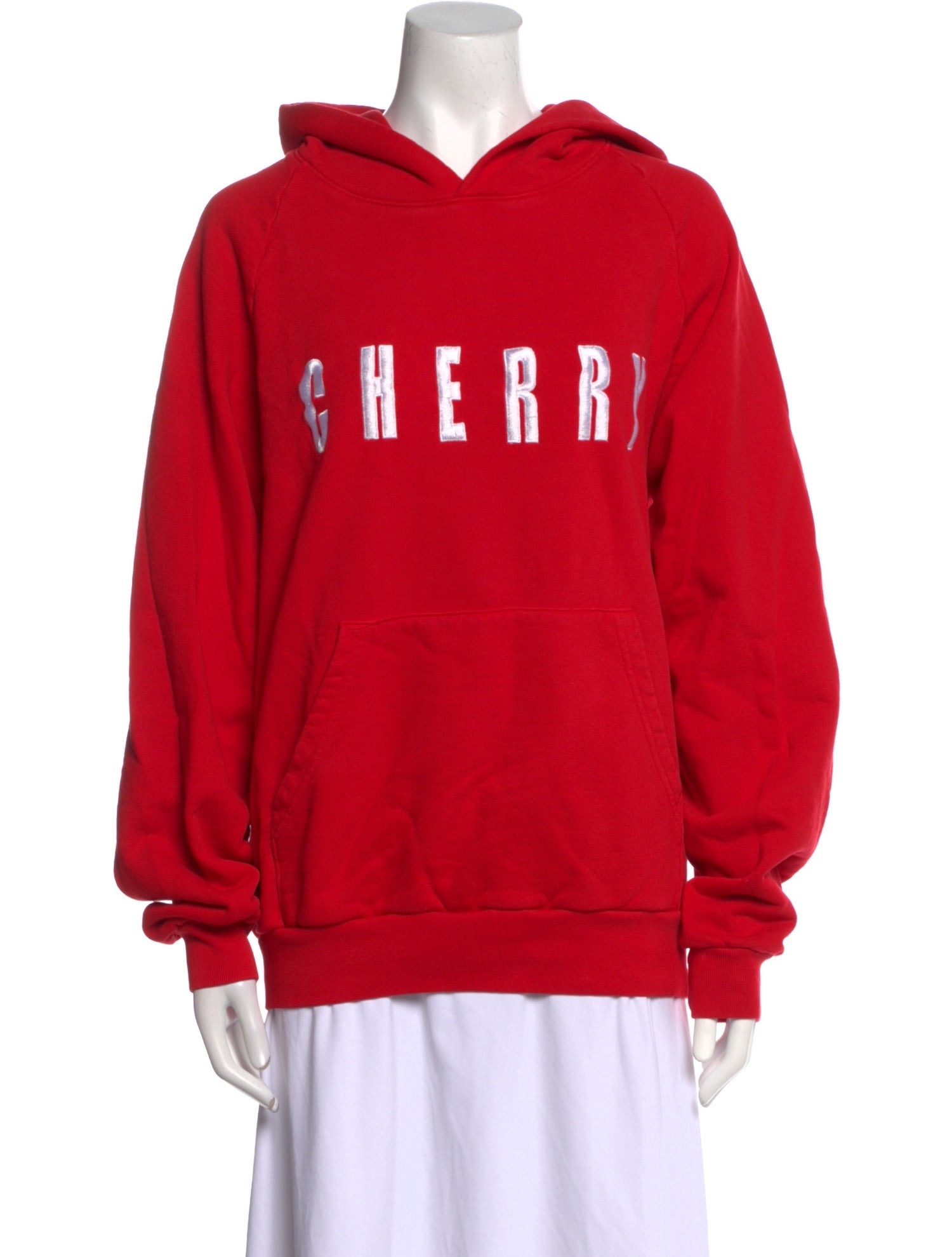 Cherry Los Angeles Graphic Print Crew Neck Sweatshirt