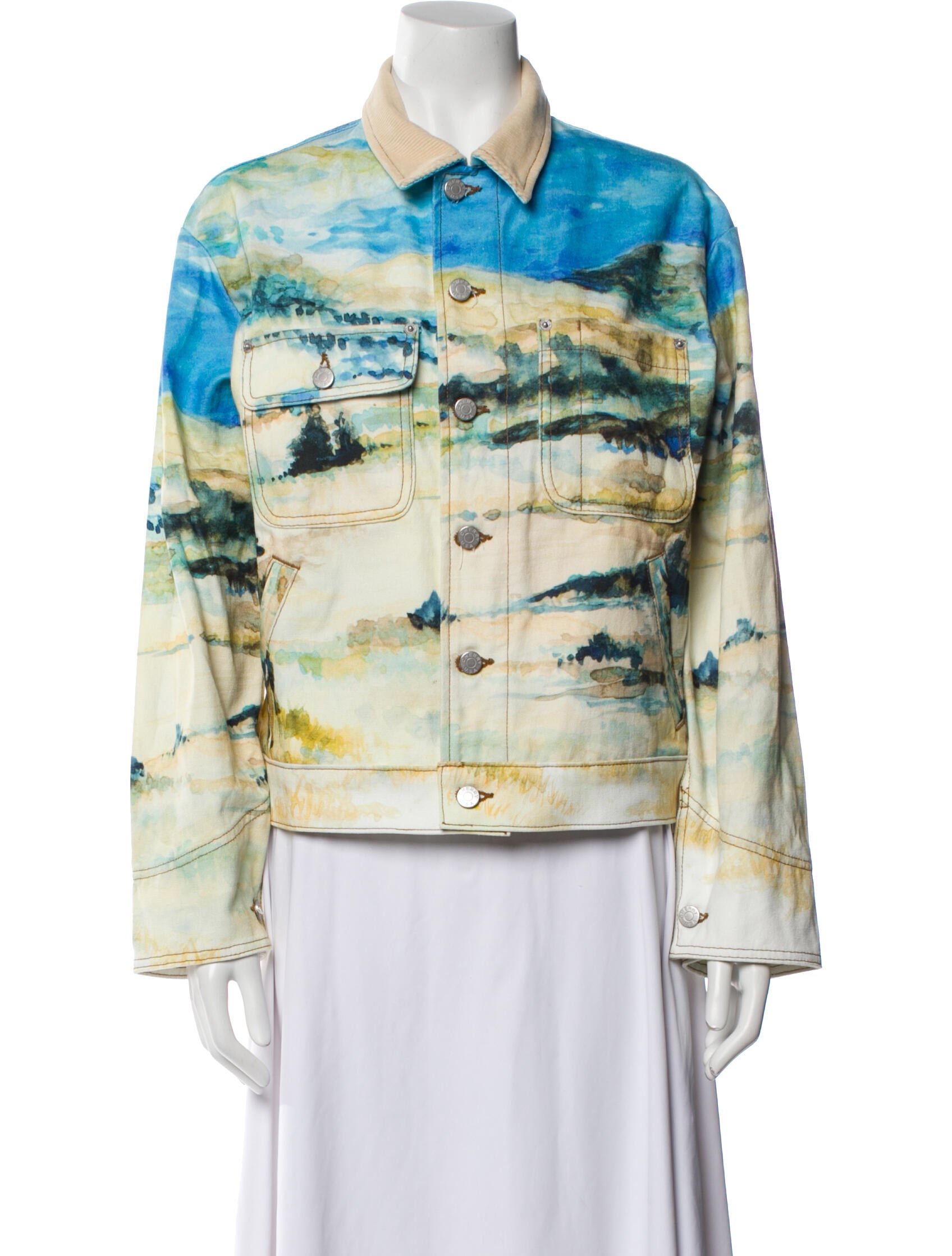 Cherry Los Angeles Printed Denim Jacket