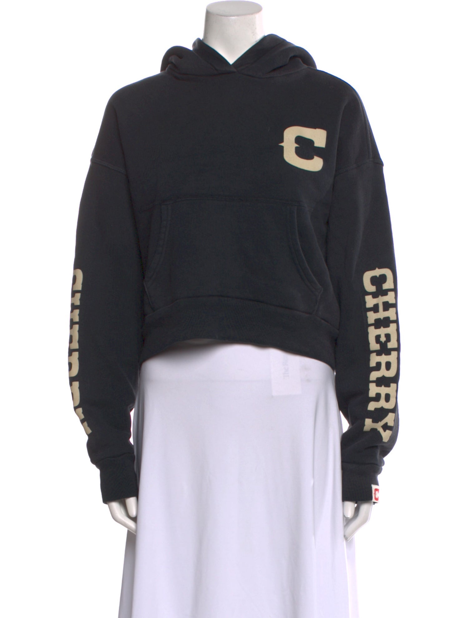 Cherry Los Angeles Graphic Print Crew Neck Sweatshirt