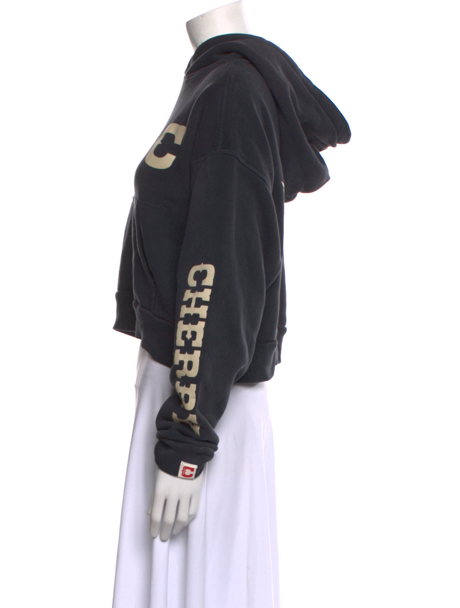 Cherry Los Angeles Graphic Print Crew Neck Sweatshirt