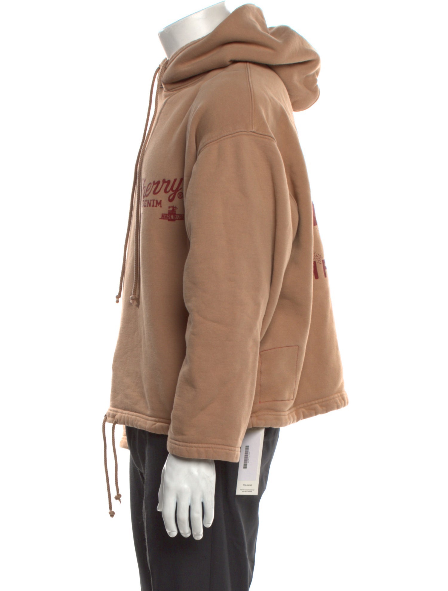 Cherry Los Angeles Graphic Print Crew Neck Hoodie