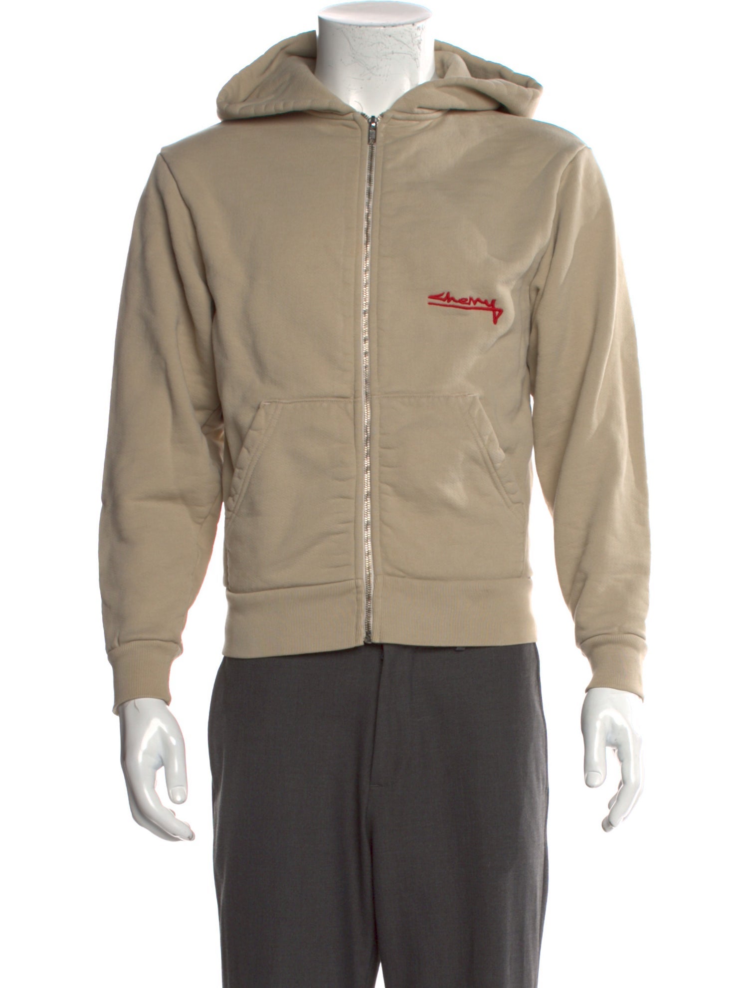 Cherry Los Angeles V-Neck Long Sleeve Hoodie