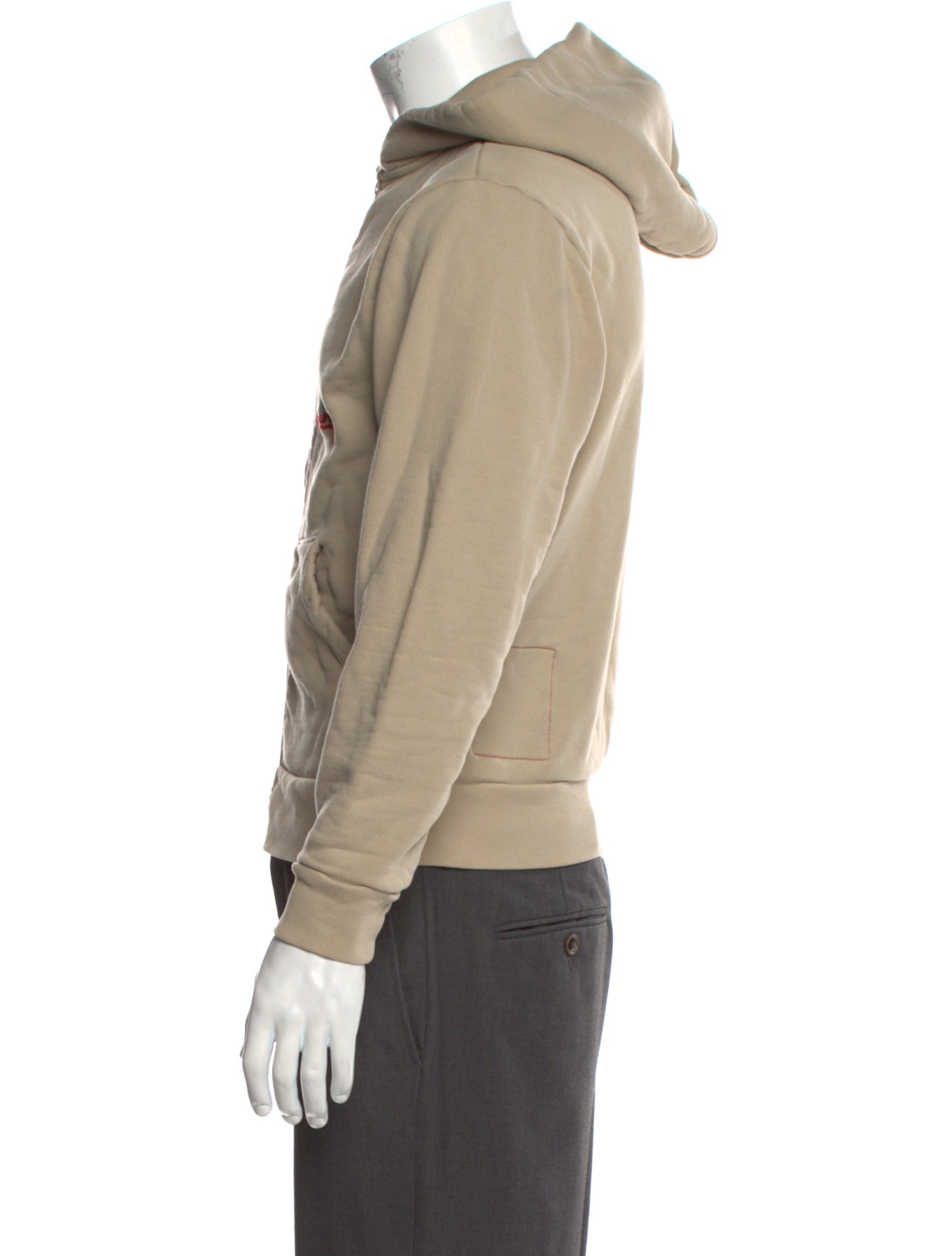 Cherry Los Angeles V-Neck Long Sleeve Hoodie