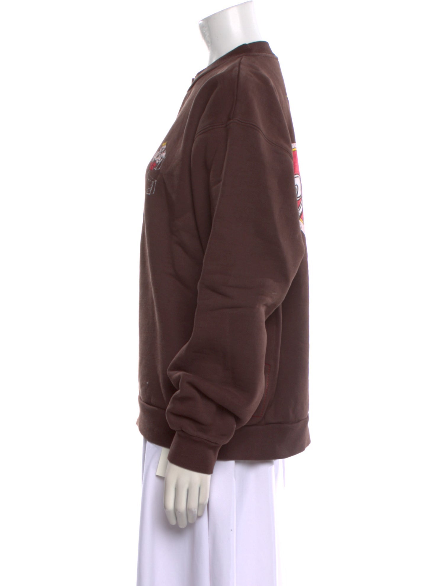Cherry Los Angeles Crew Neck Long Sleeve Sweatshirt