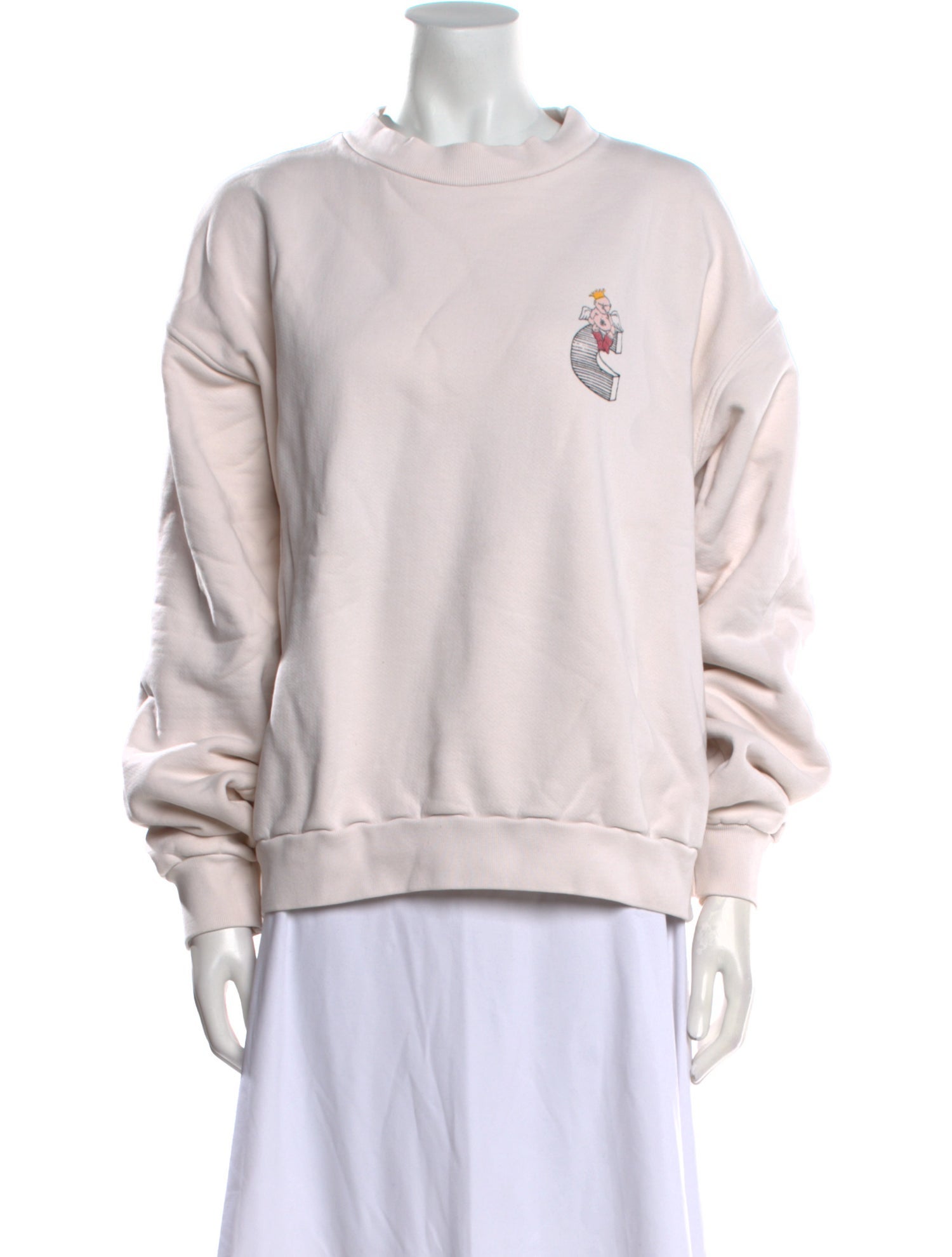 Cherry Los Angeles Crew Neck Long Sleeve Sweatshirt