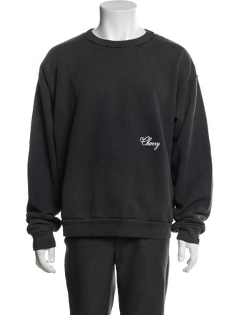 Cherry Los Angeles Graphic Print Crew Neck Pullover