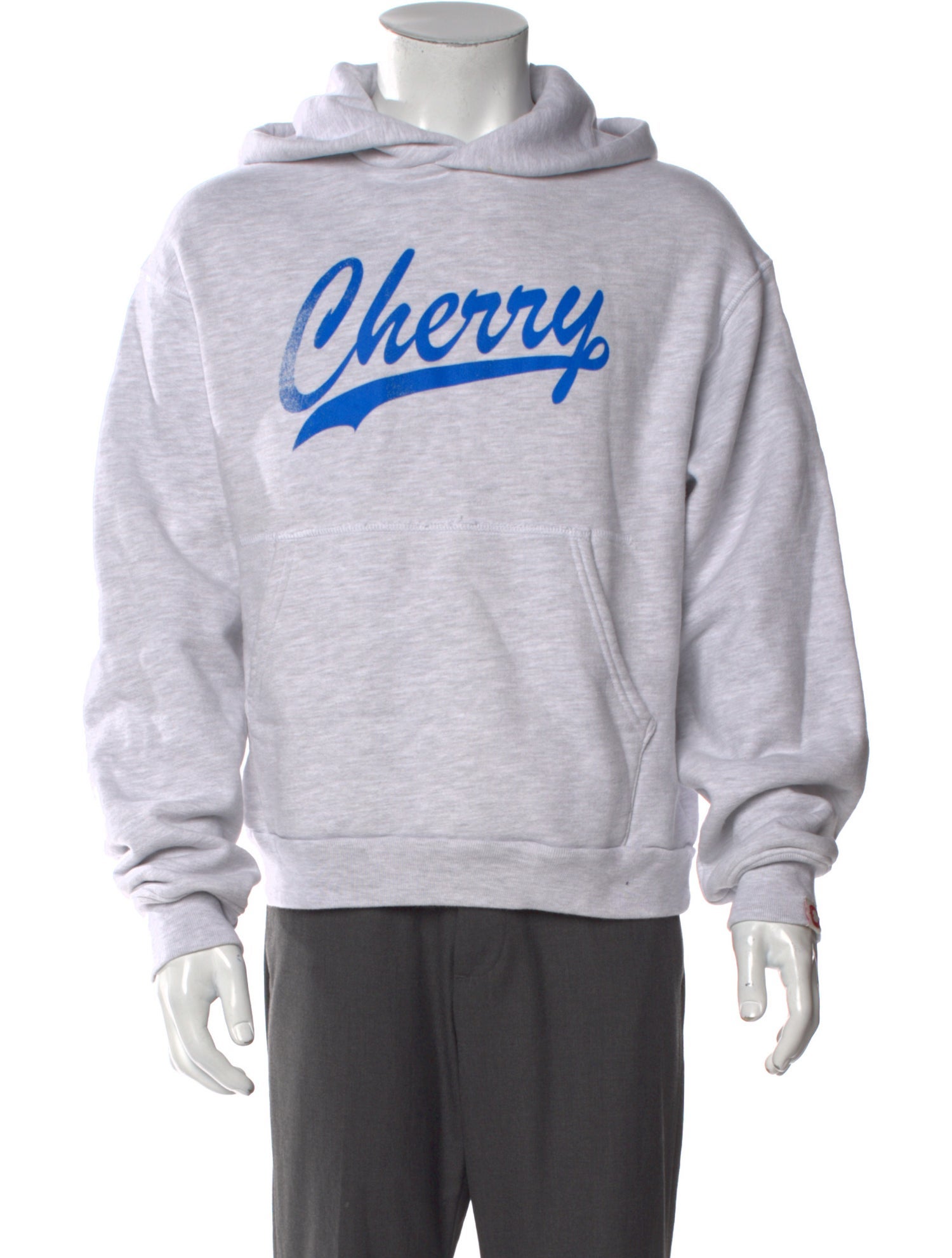 Cherry Los Angeles Graphic Print Crew Neck Hoodie