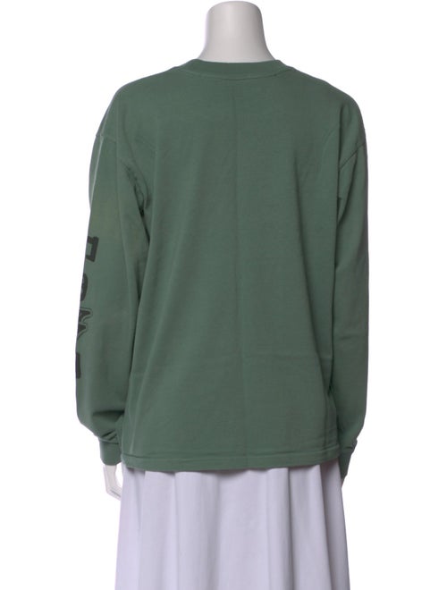 Cherry Los Angeles Graphic Print Crew Neck Sweatshirt