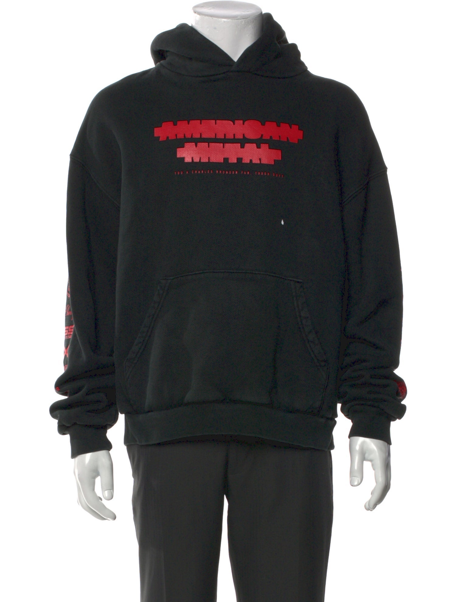 Cherry Los Angeles Graphic Print Crew Neck Hoodie