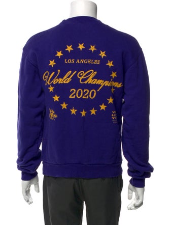 Cherry Los Angeles Graphic Print Crew Neck Pullover