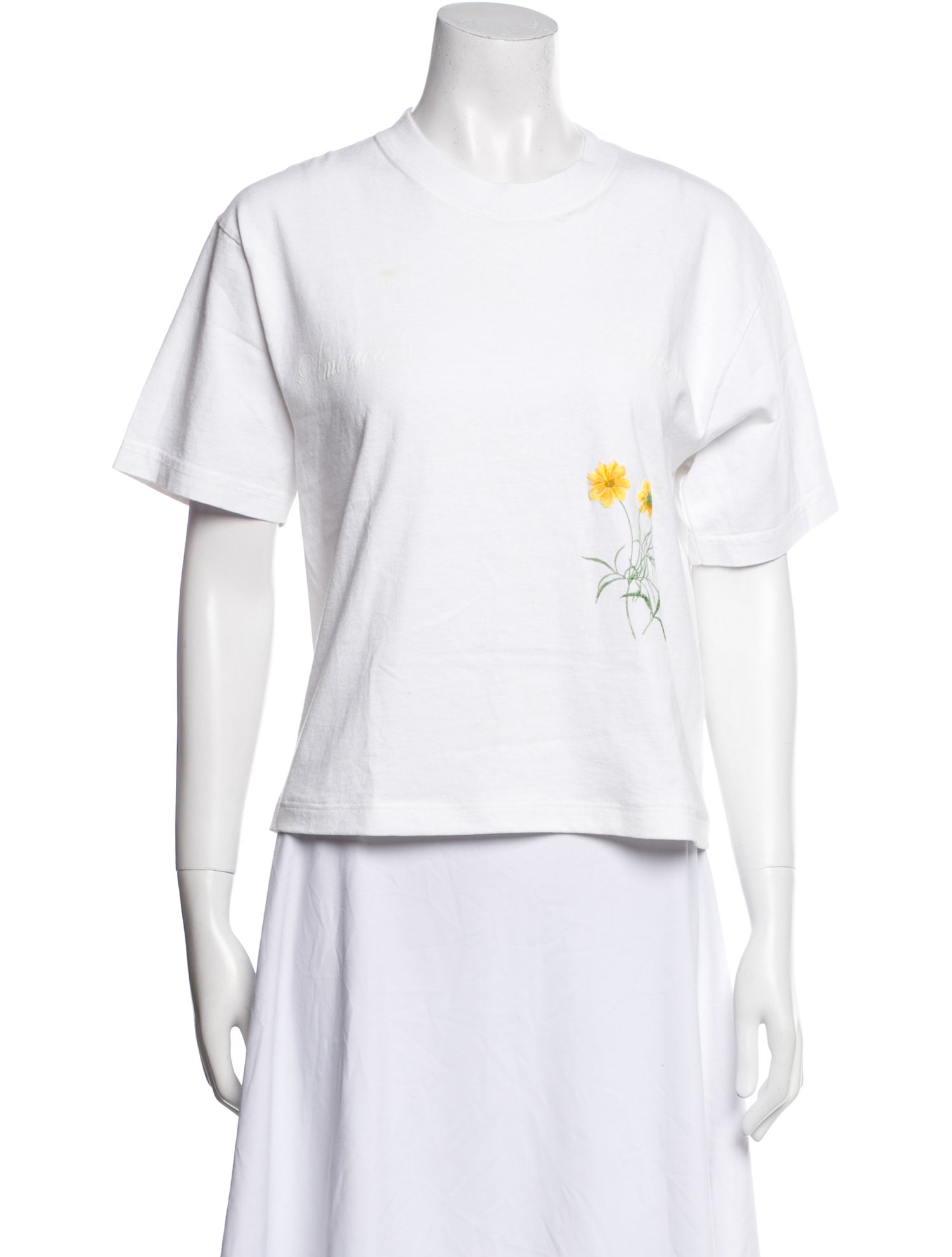 Cherry Los Angeles Crew Neck Short Sleeve T-Shirt