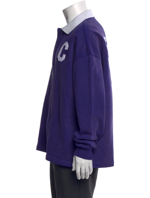 Cherry Los Angeles Colorblock Pattern Collar Henley