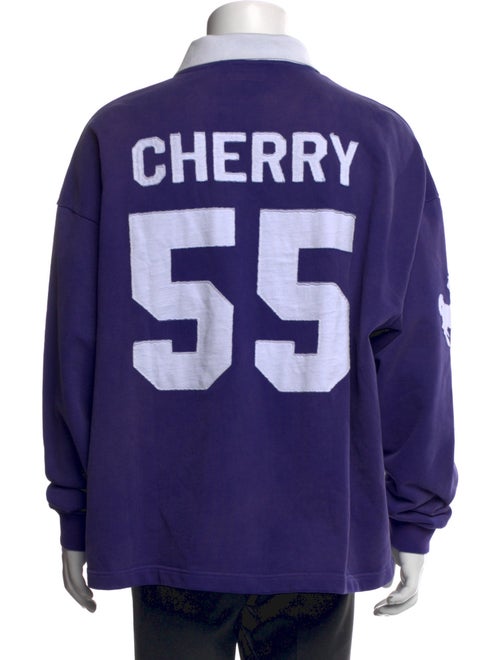 Cherry Los Angeles Colorblock Pattern Collar Henley