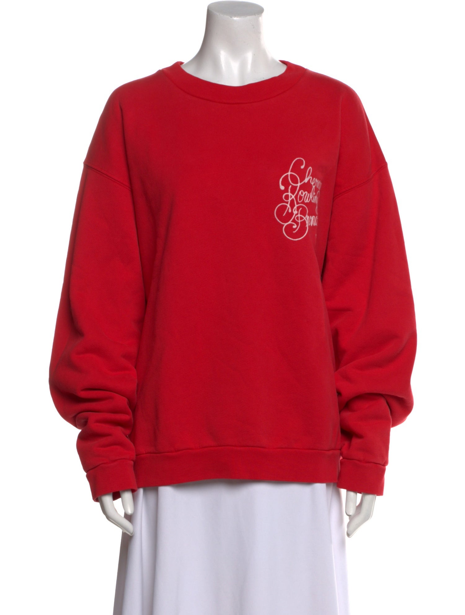 Cherry Los Angeles Crew Neck Long Sleeve Sweatshirt
