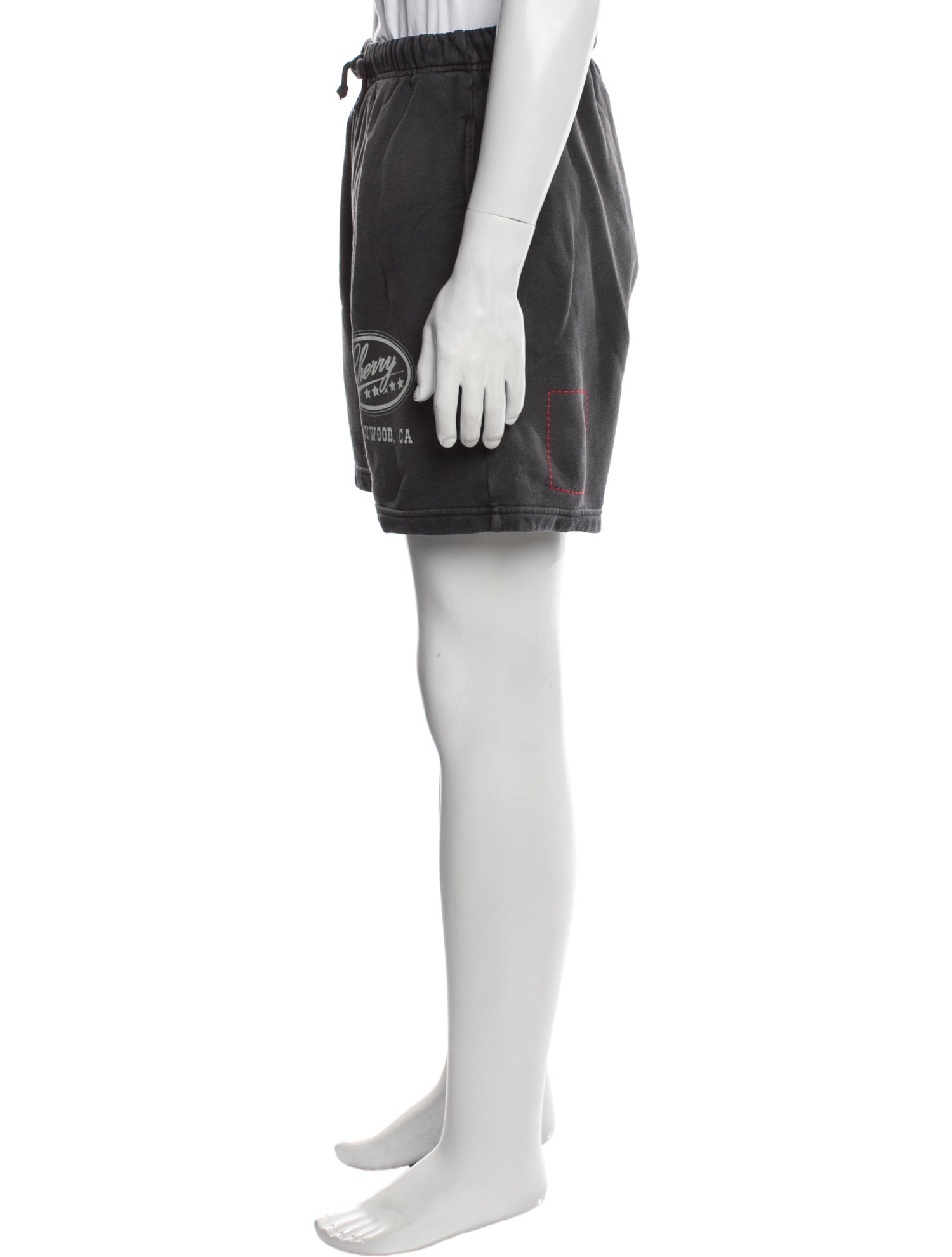 Cherry Los Angeles Graphic Print Jogger Shorts