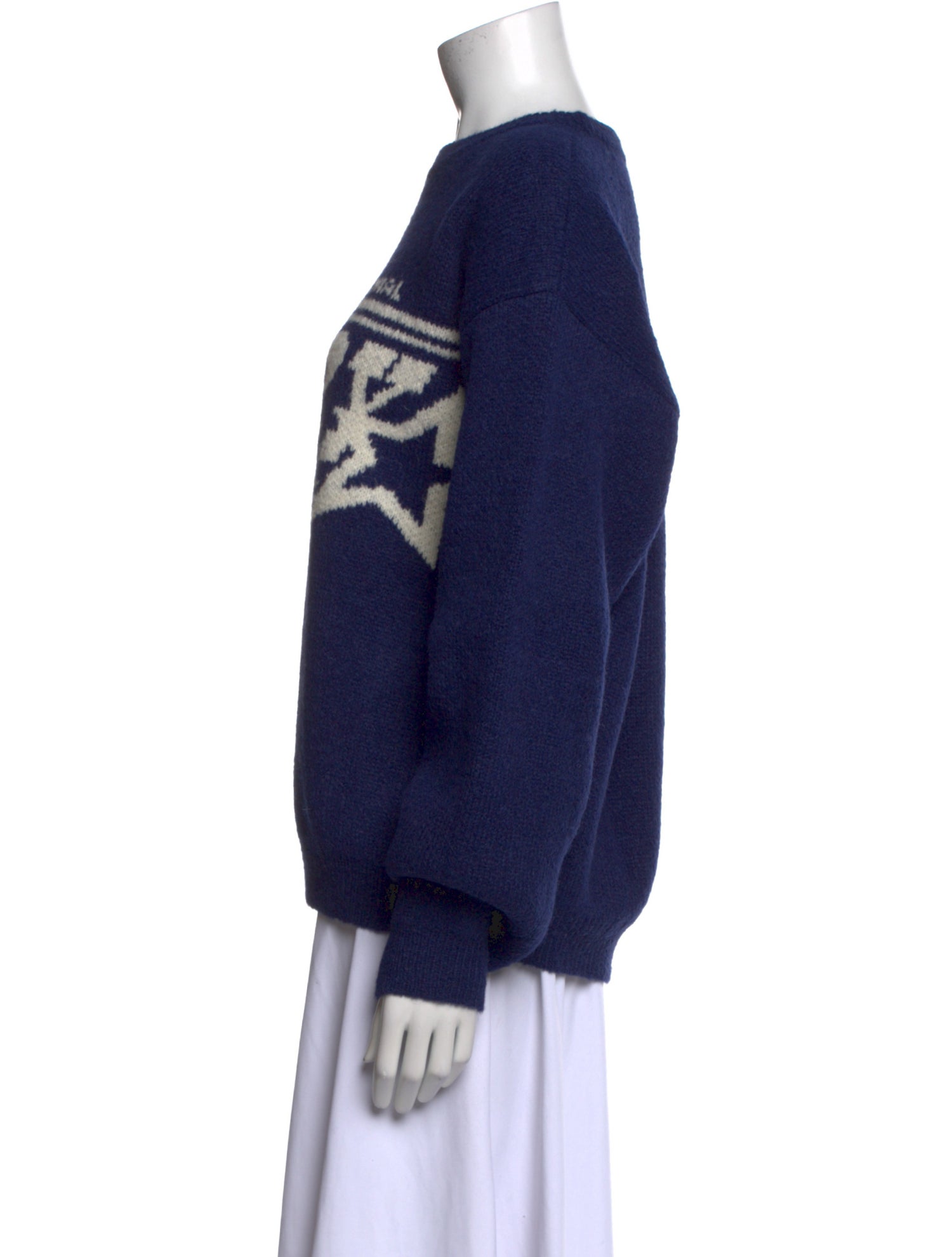 Cherry Los Angeles Alpaca Graphic Print Sweater