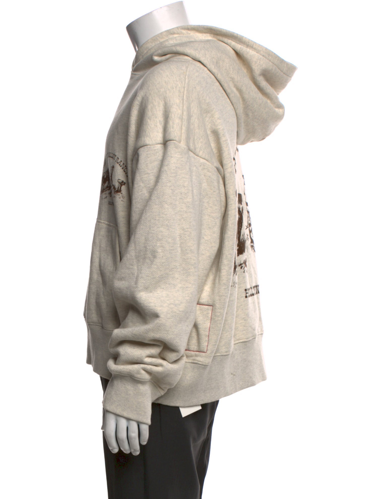 Cherry Los Angeles Graphic Print Crew Neck Hoodie