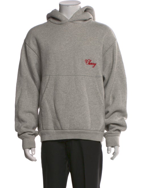 Cherry Los Angeles Graphic Print Crew Neck Hoodie