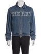 Cherry Los Angeles Graphic Print Denim Jacket