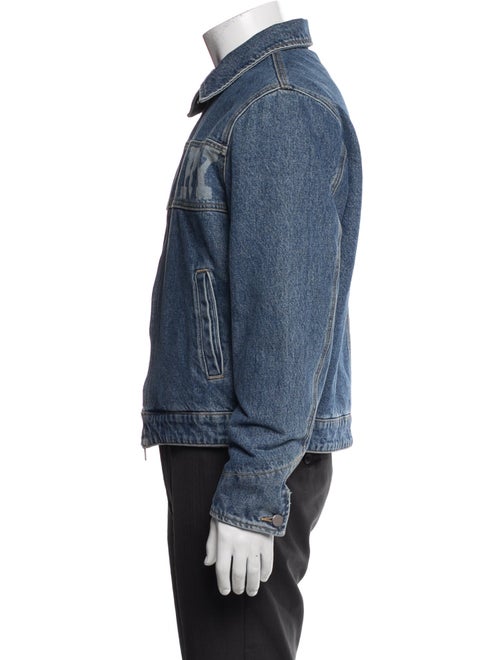 Cherry Los Angeles Graphic Print Denim Jacket