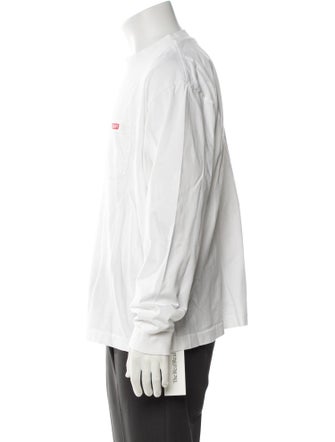 Cherry Los Angeles Graphic Print Crew Neck T-Shirt