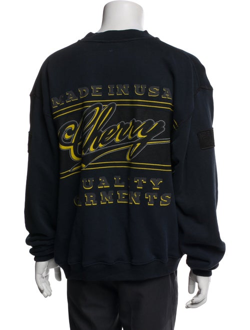 Cherry Los Angeles Graphic Print Crew Neck Sweatshirt