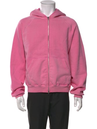 Cherry Los Angeles V-Neck Long Sleeve Hoodie