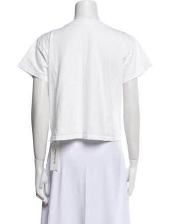 Cherry Los Angeles Graphic Print Crew Neck T-Shirt