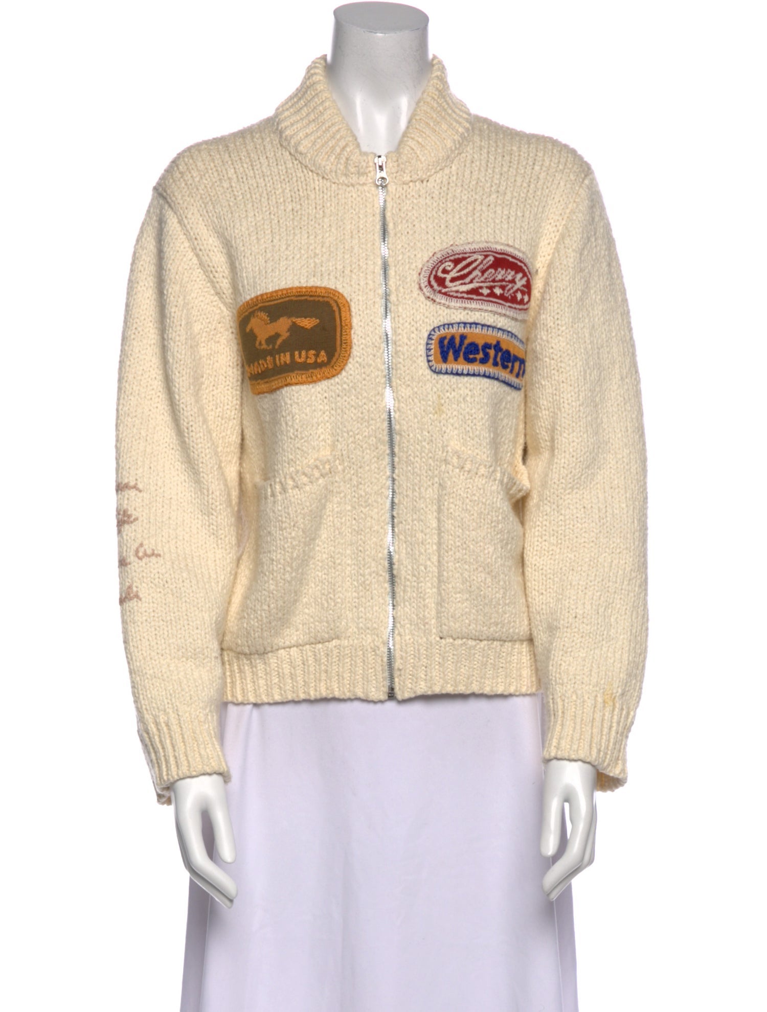 Cherry Los Angeles Graphic Print Sweater