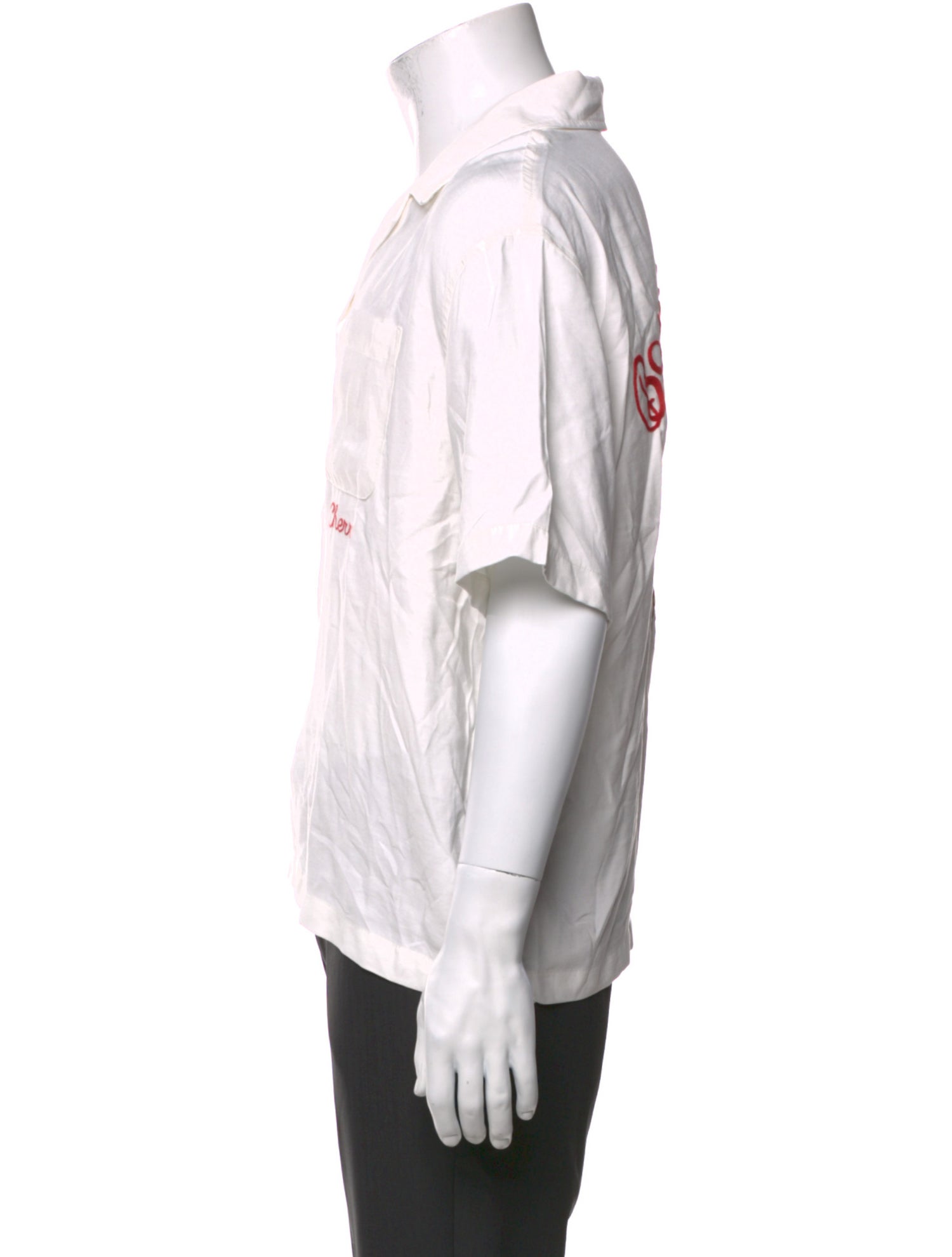 Cherry Los Angeles Graphic Print Short Sleeve Shirt