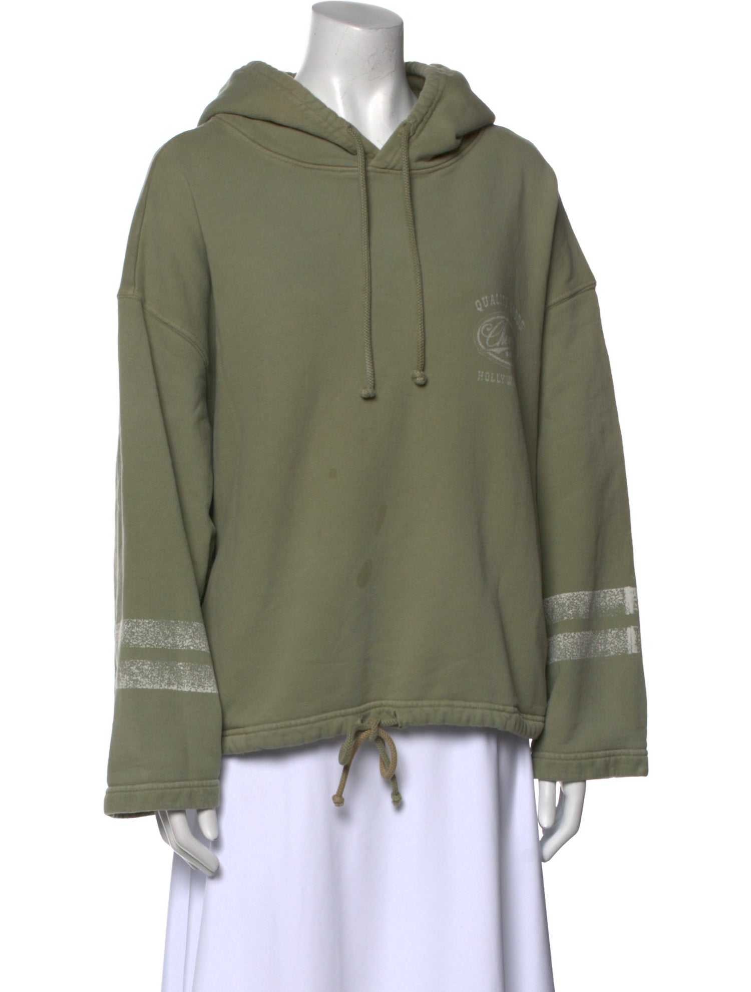 Cherry Los Angeles V-Neck Long Sleeve Sweatshirt