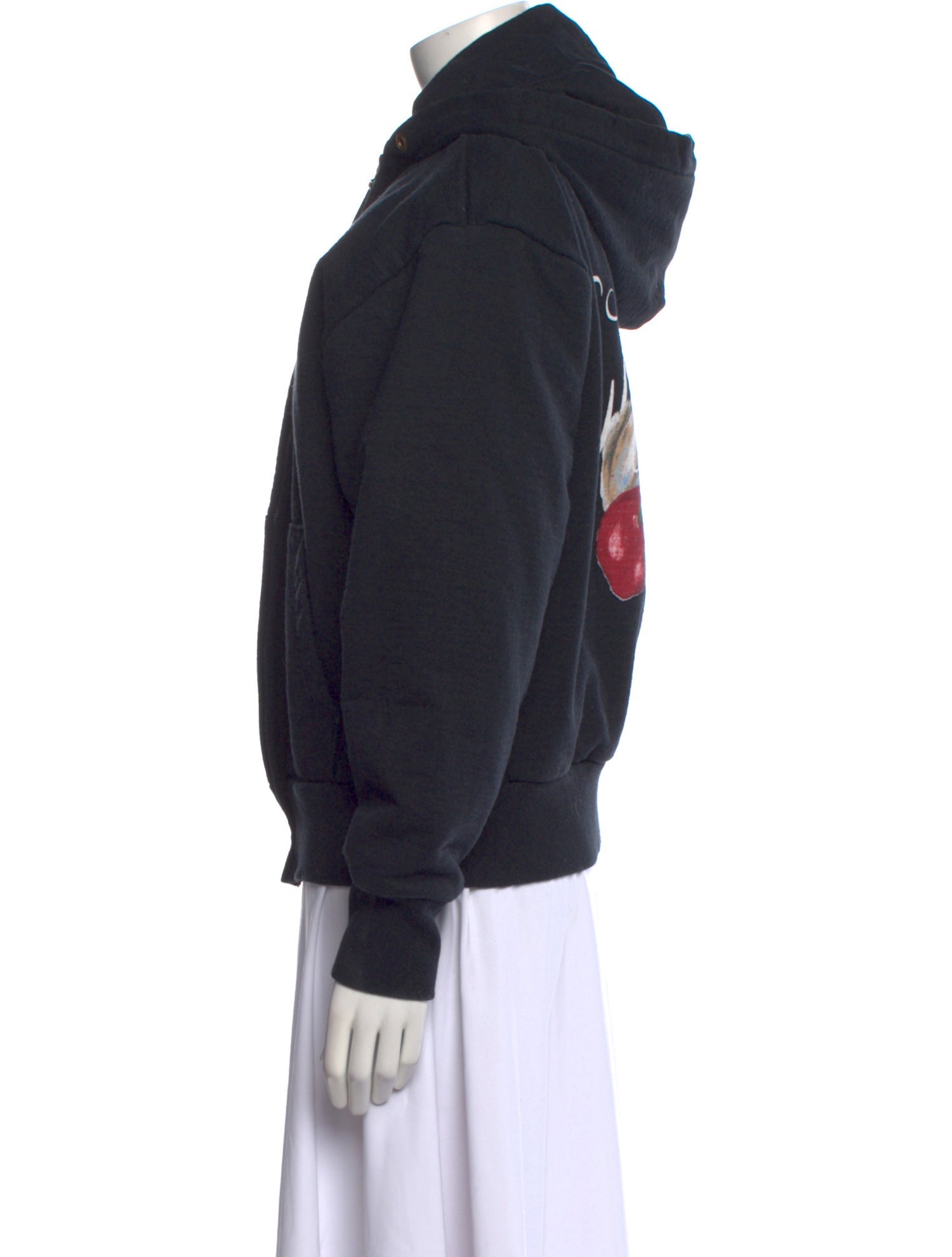 Cherry Los Angeles Graphic Print Crew Neck Sweatshirt