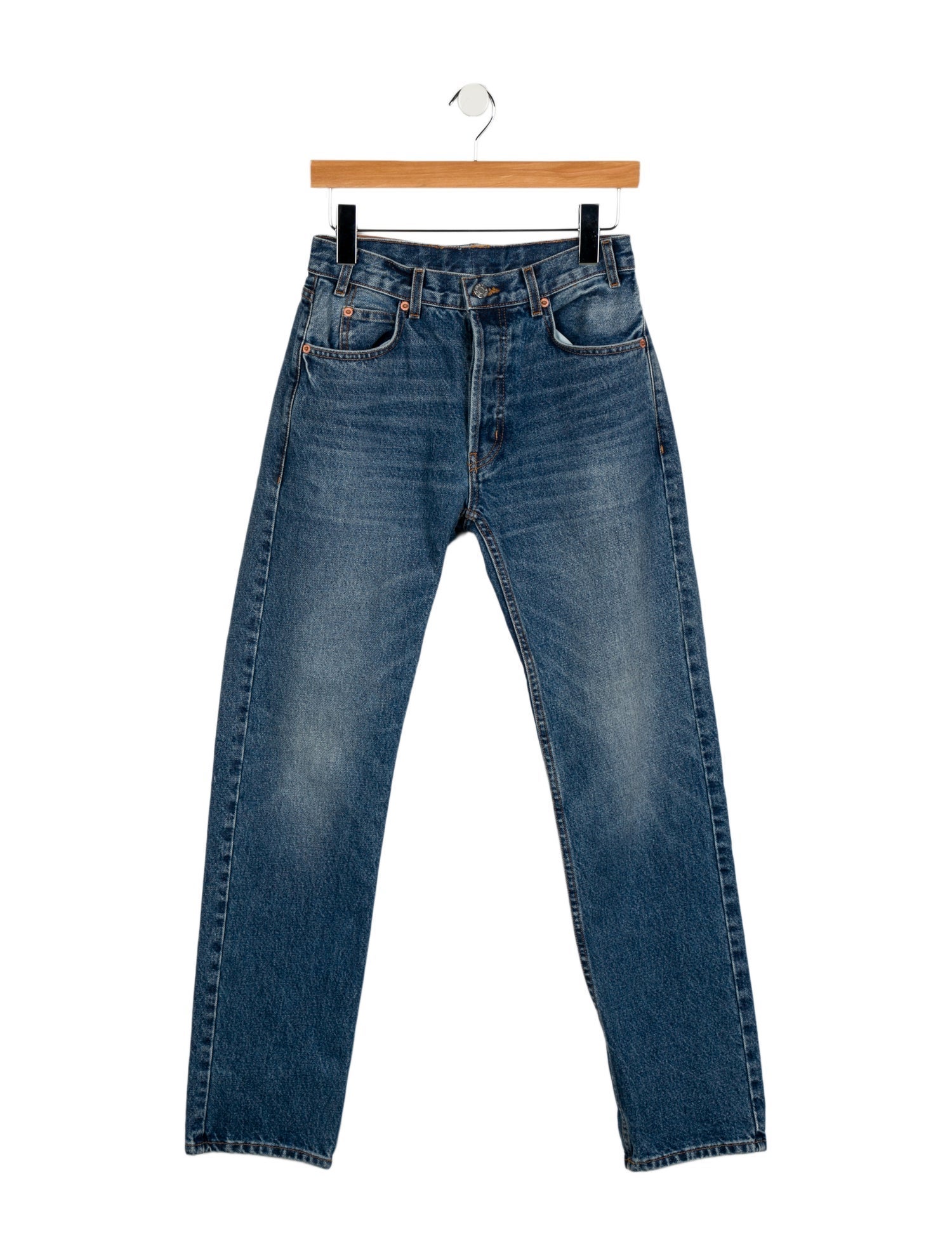 Cherry Los Angeles High-Rise Straight Leg Jeans