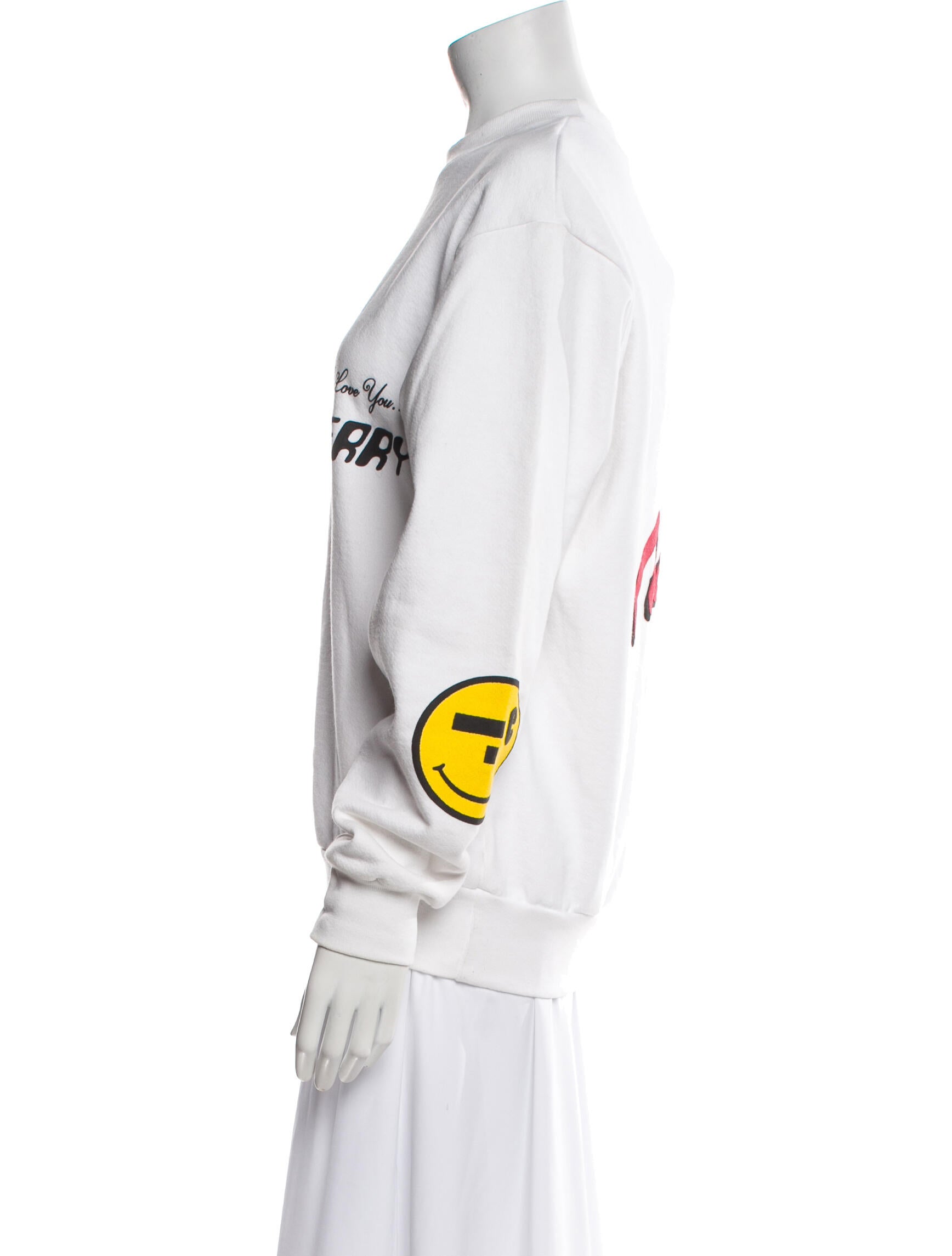 Cherry Los Angeles Graphic Print Turtleneck Sweater