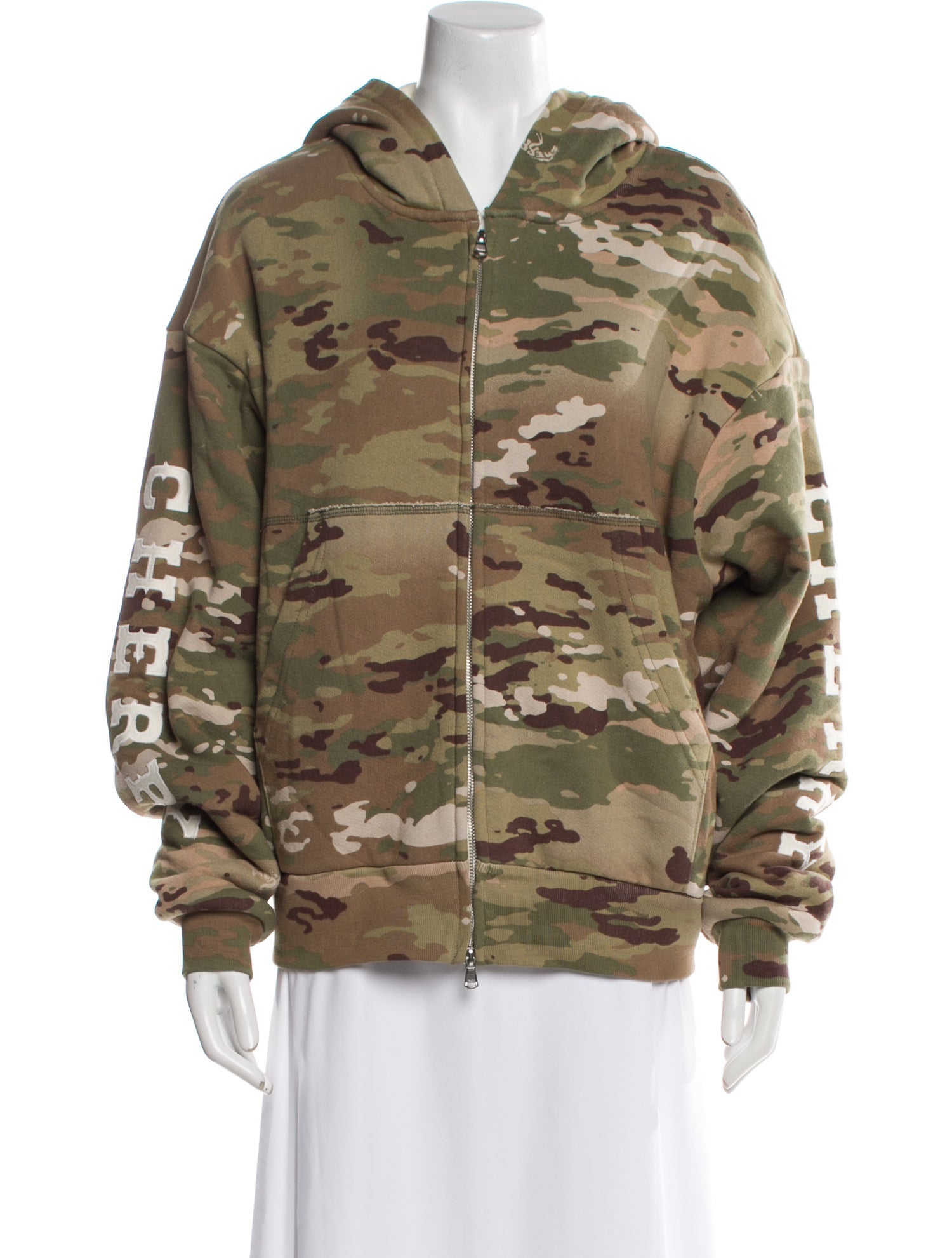 Cherry Los Angeles Printed V-Neck Top