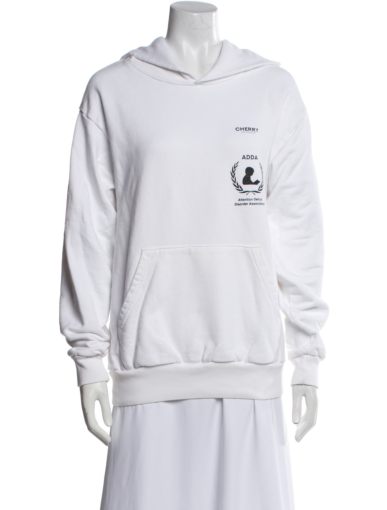 Cherry Los Angeles Cowl Neck Long Sleeve Sweatshirt