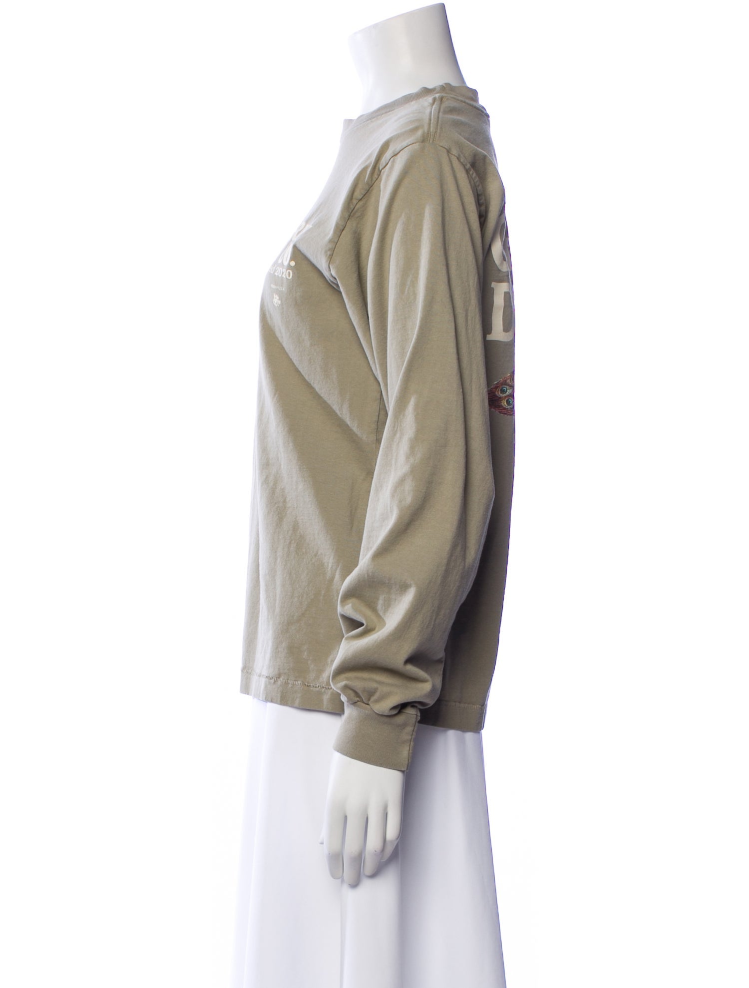 Cherry Los Angeles Graphic Print Crew Neck Sweatshirt