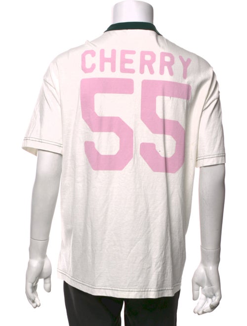 Cherry Los Angeles Graphic Print Crew Neck T-Shirt