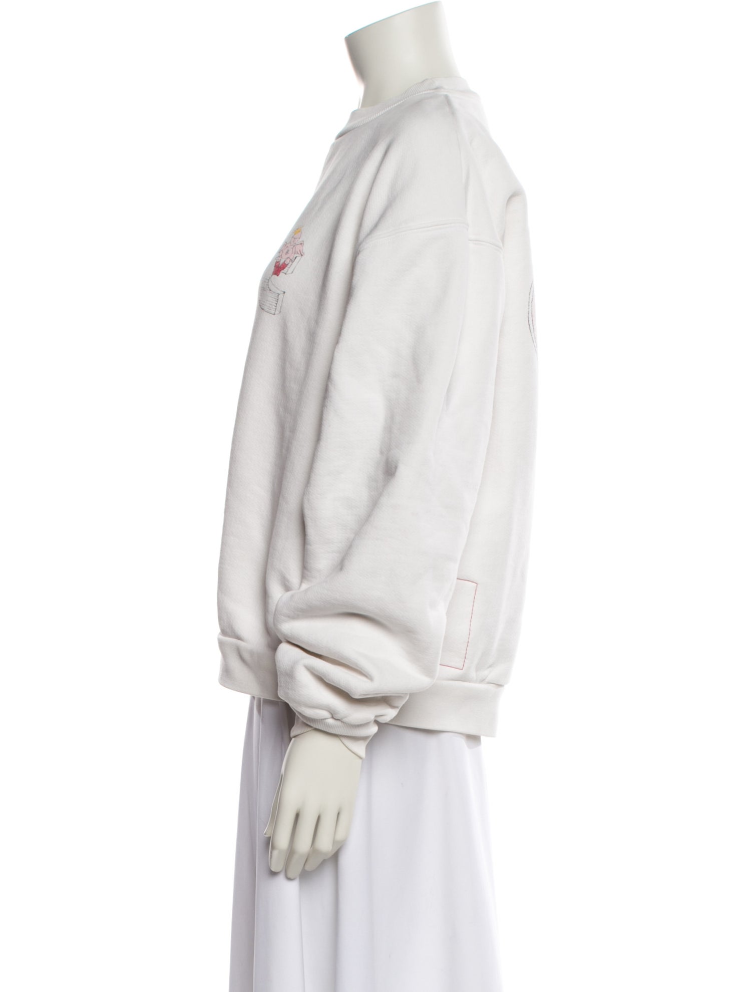 Cherry Los Angeles Crew Neck Long Sleeve Sweatshirt