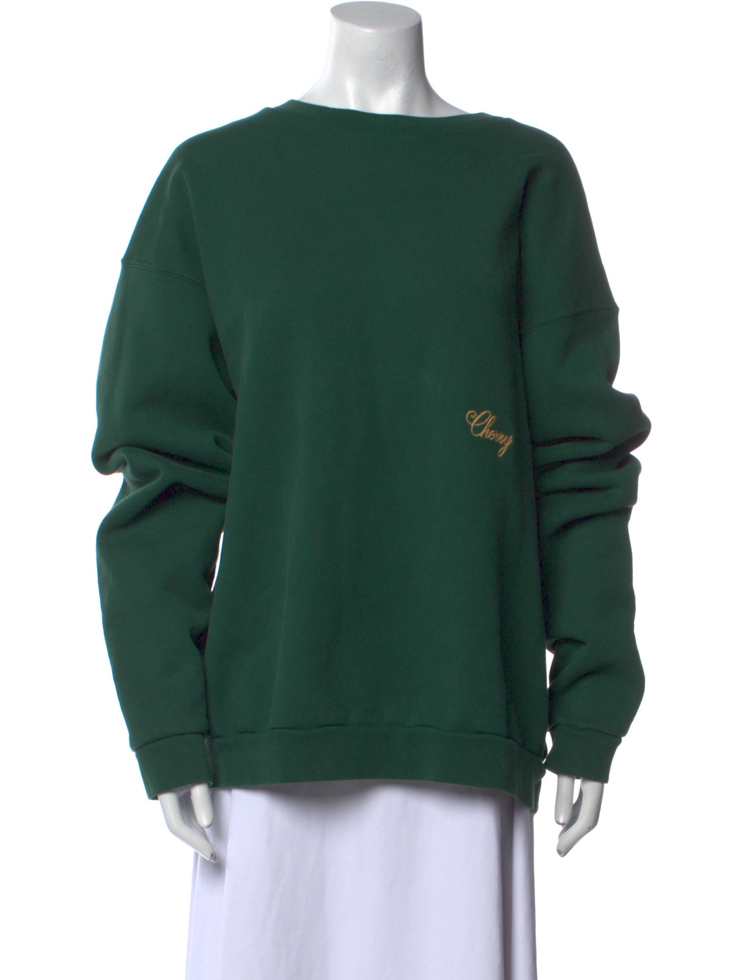 Cherry Los Angeles Bateau Neckline Long Sleeve Sweatshirt