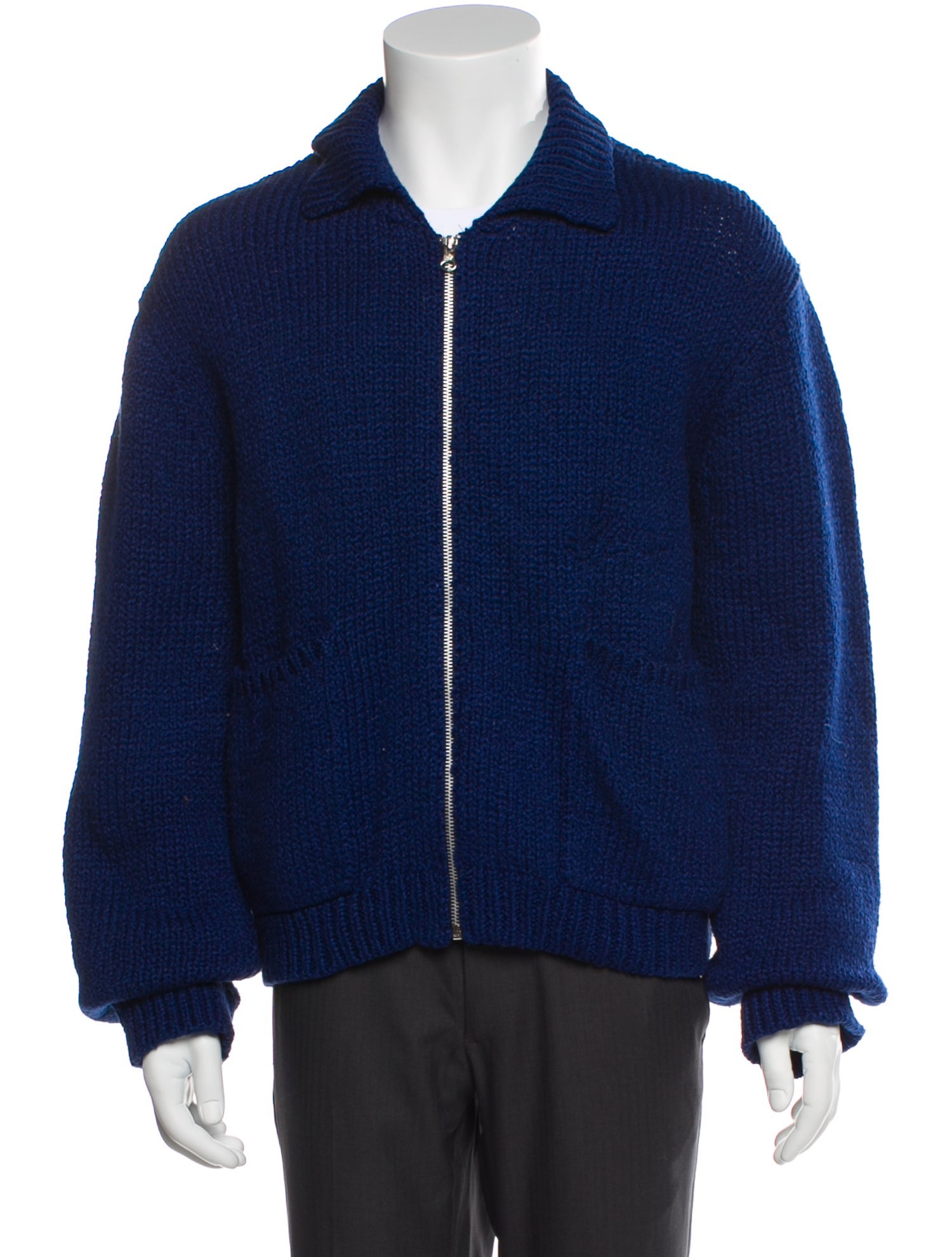 Cherry Los Angeles Collar Long Sleeve Cardigan