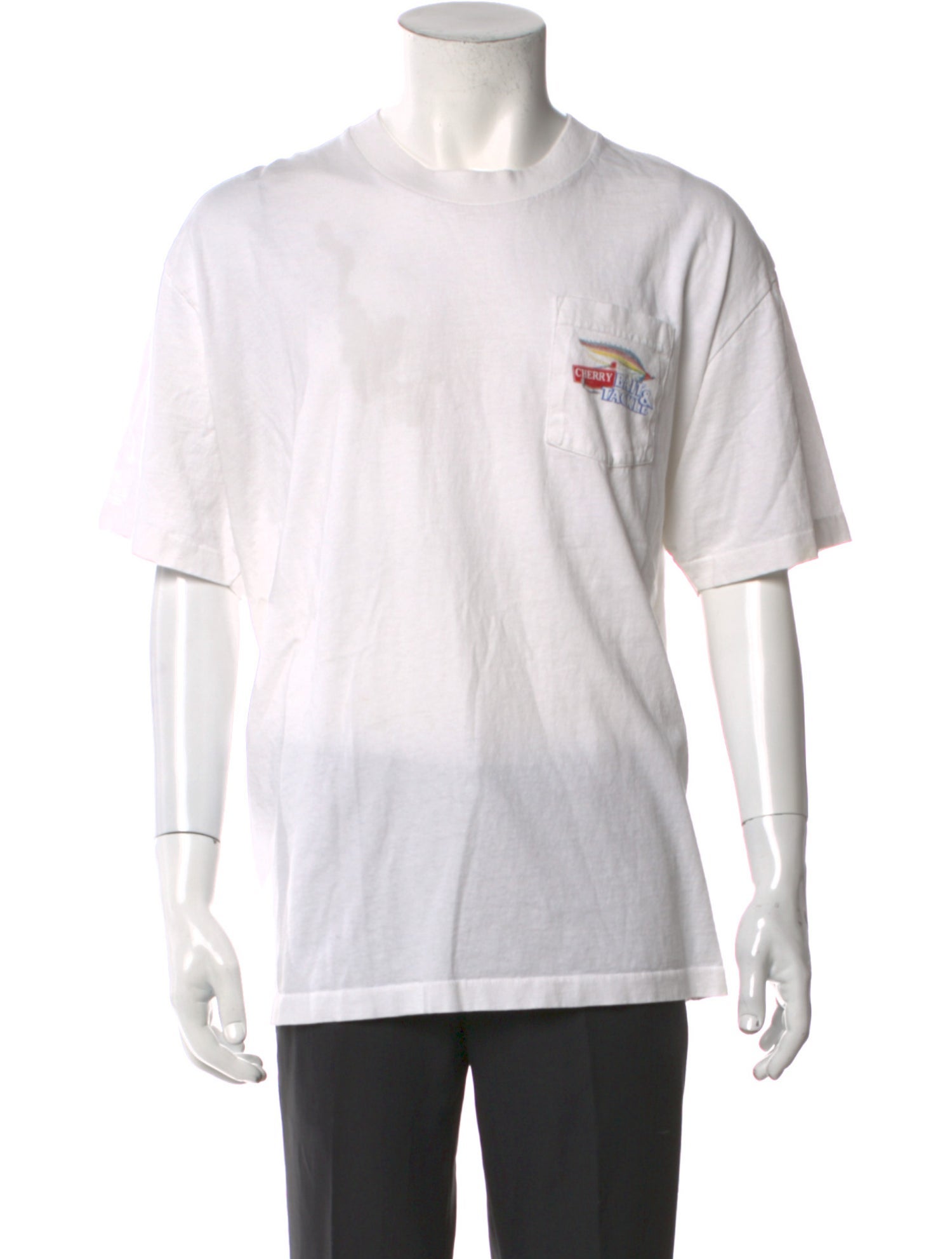 Cherry Los Angeles Graphic Print Crew Neck T-Shirt