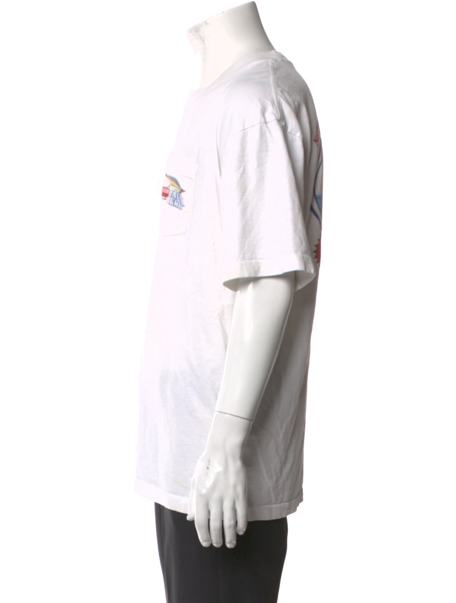 Cherry Los Angeles Graphic Print Crew Neck T-Shirt